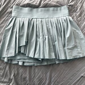 Yogalicious Light Blue Pleated Mini Skirt